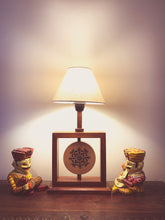 Load image into Gallery viewer, Hand Carved Rosewood Table Lamp- CHAKRA
