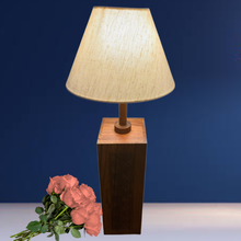 Load image into Gallery viewer, Hand Carved Rosewood Table Lamp- PARVAT
