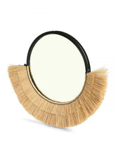 Load image into Gallery viewer, Round Decorative Mirror handcrafted with Natural Sea Grass- SHINE
